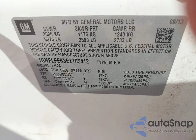 1GNFLFEK8EZ105412: 42932301