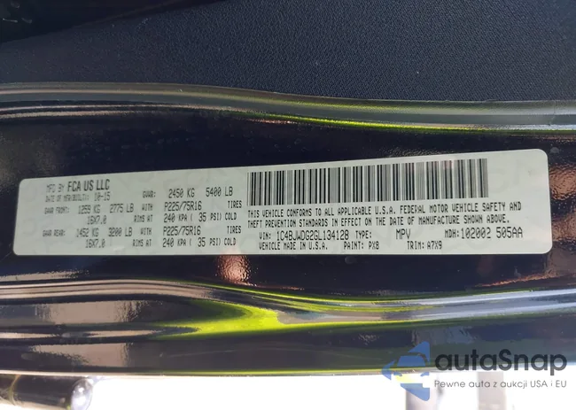 1C4BJWDG2GL134128: 42933801