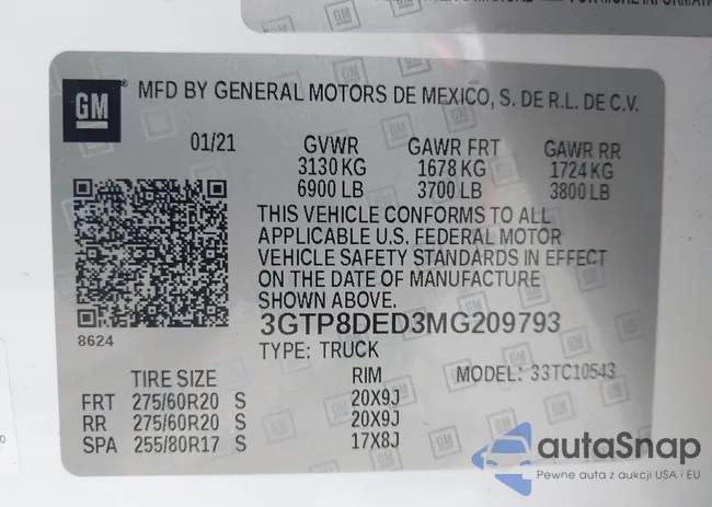 3GTP8DED3MG209793: 42934810