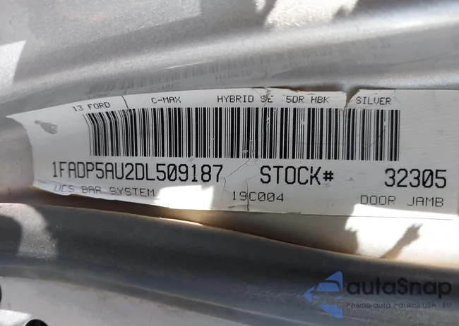 1FADP5AU2DL509187: 42934315