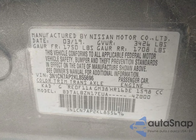 3N1CN7AP2KL855696: 42935832