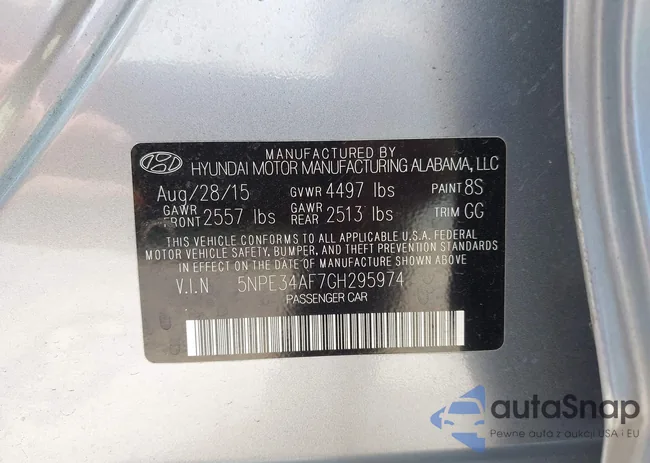 5NPE34AF7GH295974: 42935978