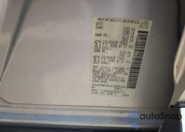 5N1AZ2MH1FN238646: 42936053