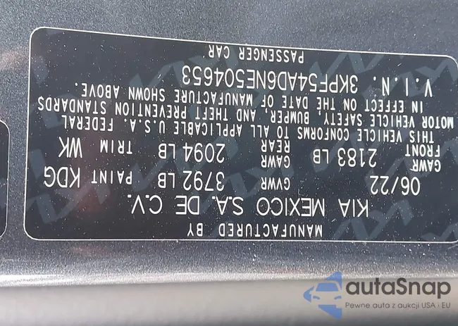 3KPF54AD6NE504653: 42936102