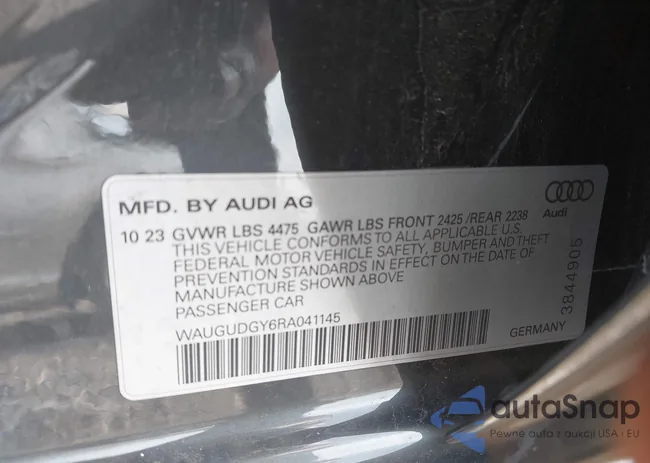 WAUGUDGY6RA041145: 42936136