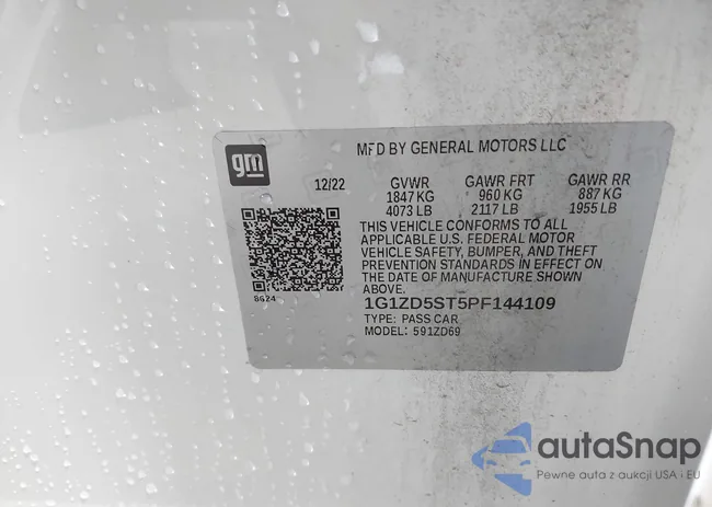 1G1ZD5ST5PF144109: 42936139