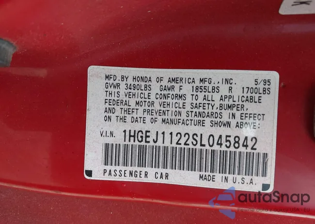 1HGEJ1122SL045842: 42935260