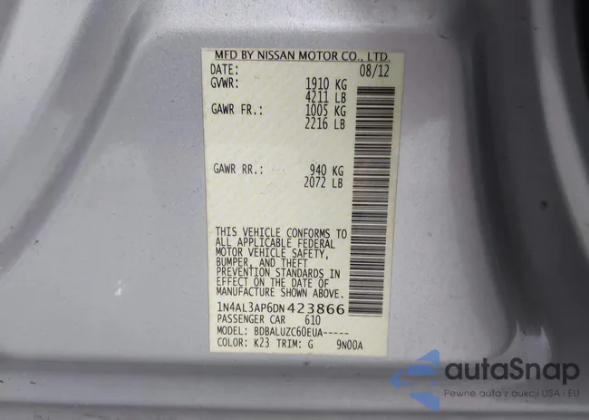 1N4AL3AP6DN423866: 42936668