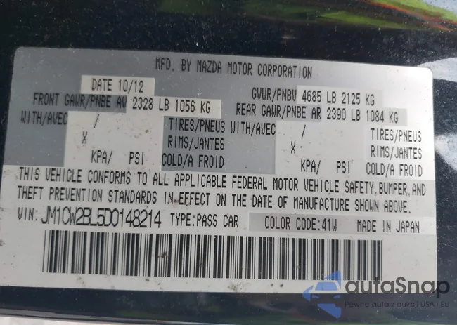 JM1CW2BL5D0148214: 42936674