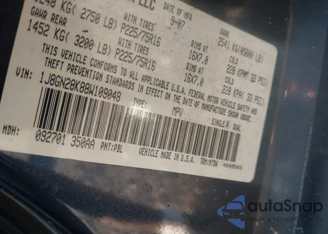 1J8GN28K88W109048: 42936953