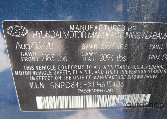 5NPD84LFXLH615406: 42937032