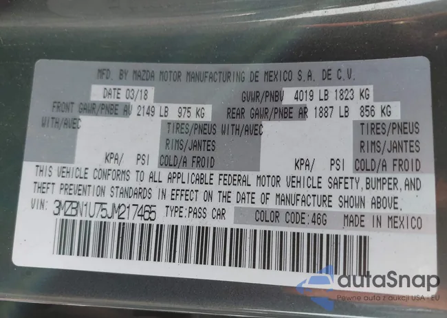 3MZBN1U75JM217465: 42937053