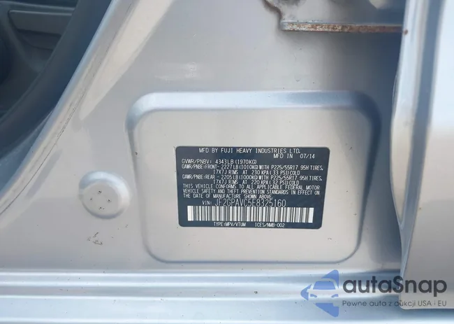 JF2GPAVC5E8325160: 42936355