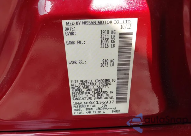 1N4AL3AP0DC156932: 42936360