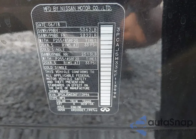 3PCAJ5M33KF113996: 42936376