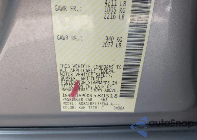 1N4AL3AP0DN580518: 42936399