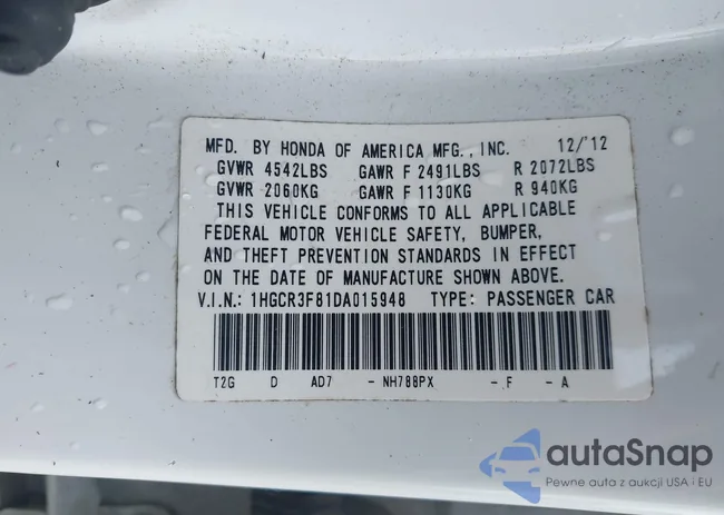 1HGCR3F81DA015948: 42936478