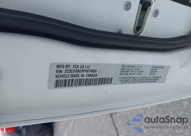 2C3CDXBG9PH674856: 42936557