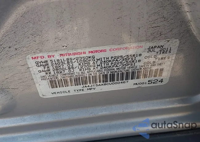 JA4JT5AX8CU000467: 42937886