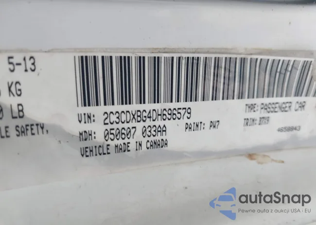 2C3CDXBG4DH696579: 42937924