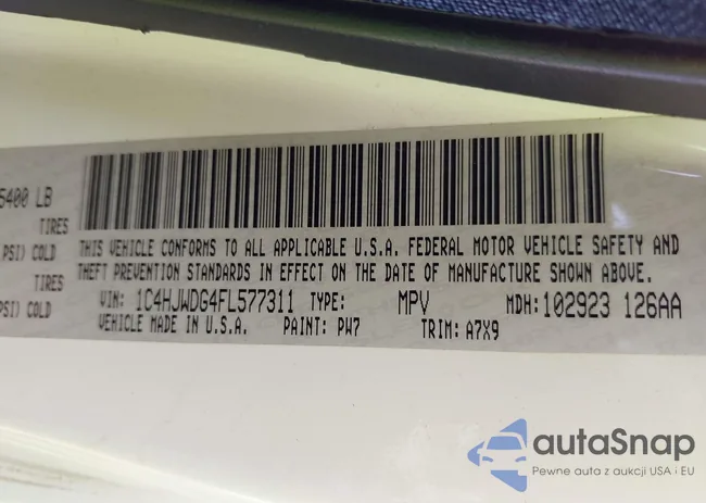 1C4HJWDG4FL577311: 42937926