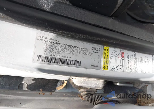 WAUDF48H99K010459: 42938009