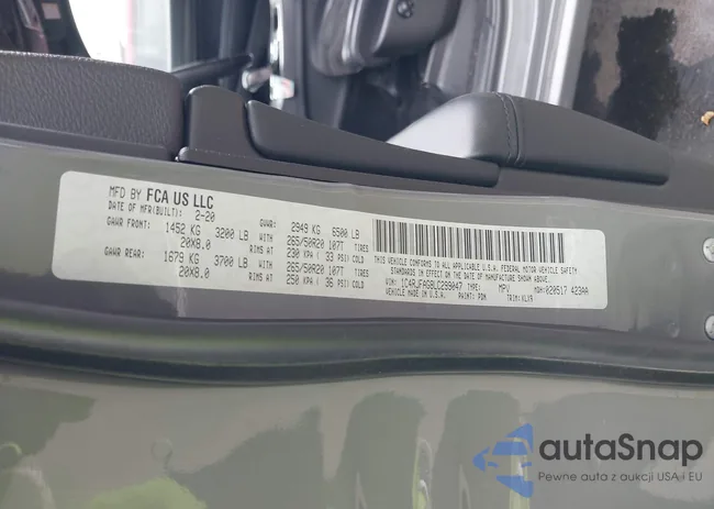 1C4RJFAG8LC299047: 42937341