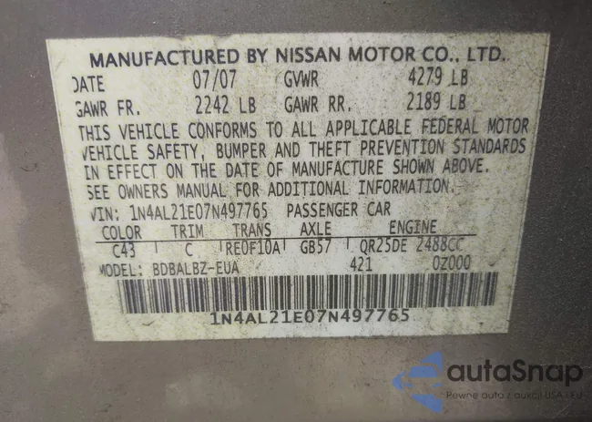 1N4AL21E07N497765: 42937413