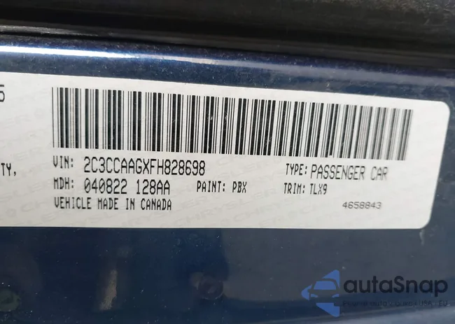 2C3CCAAGXFH828698: 42937519