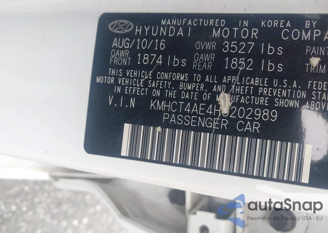 KMHCT4AE4HU202989: 42937535