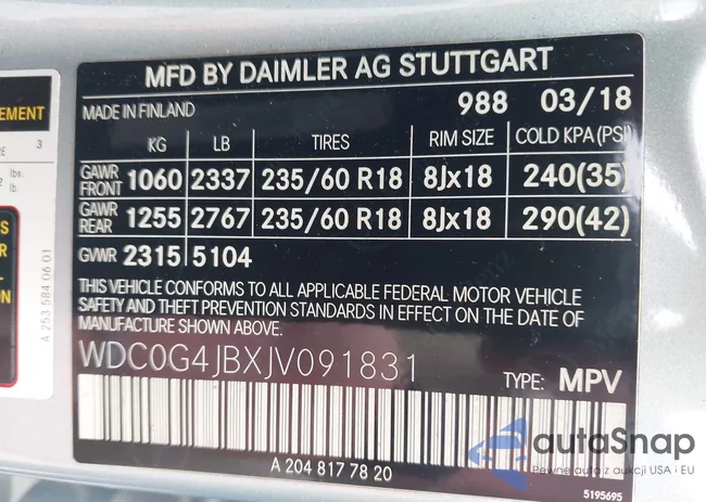 WDC0G4JBXJV091831: 42938944