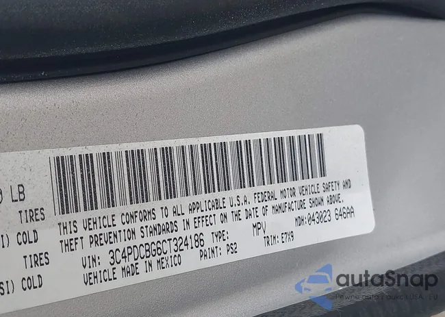 3C4PDCBG6CT324186: 42939014