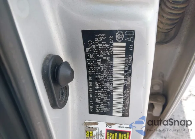 2T1BU4EE6AC292169: 42939061