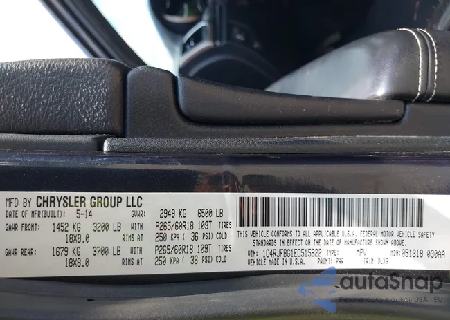 1C4RJFBG1EC515922: 42938282