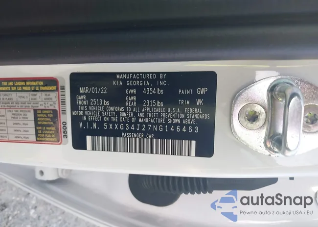 5XXG34J27NG146463: 42938328