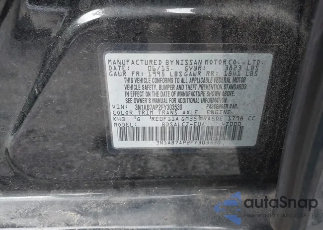 3N1AB7AP2FY303530: 42938540