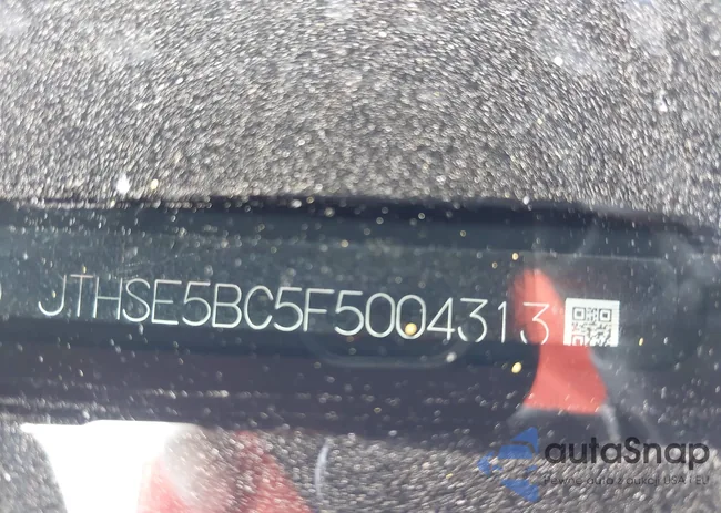 JTHSE5BC5F5004313: 42938562
