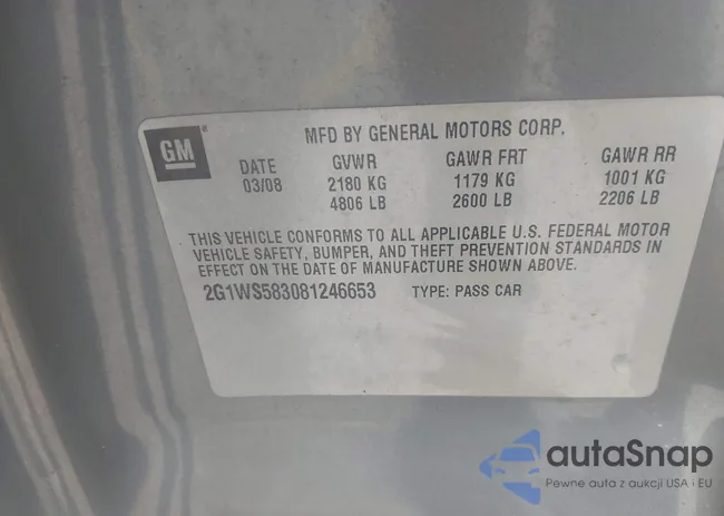 2G1WS583081246653: 42939660