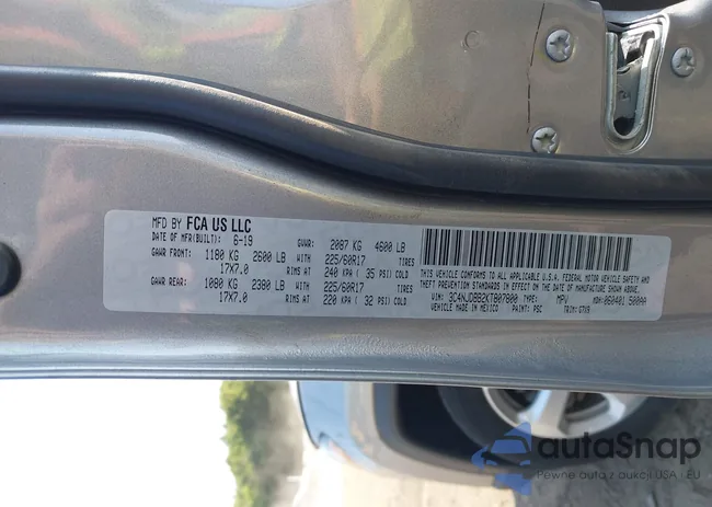 3C4NJDBB2KT807800: 42939909