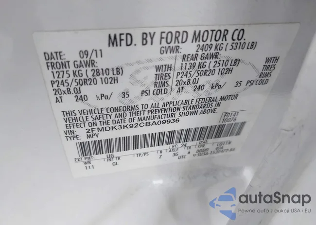 2FMDK3K92CBA09936: 42939265