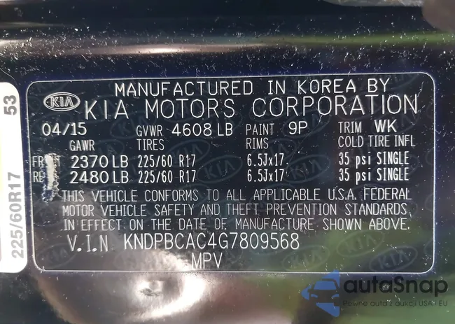 KNDPBCAC4G7809568: 42940668