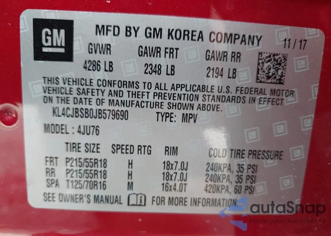 KL4CJBSB0JB579690: 42940836