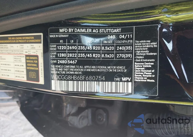 WDCGG8HB6BF680754: 42941083