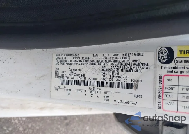 3FADP4BJ4DM153418: 42940273