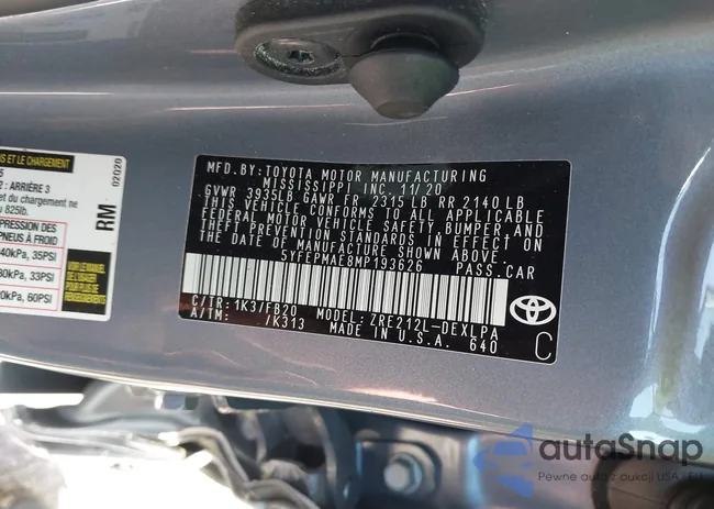 5YFEPMAE8MP193626: 42940350