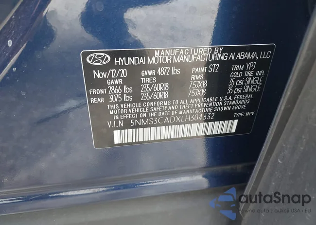 5NMS3CADXLH304332: 42940522