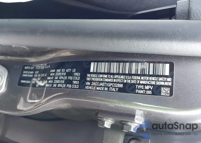 ZACCJABT1GPC52898: 42941661