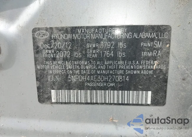 5NPDH4AE3DH270814: 42941747