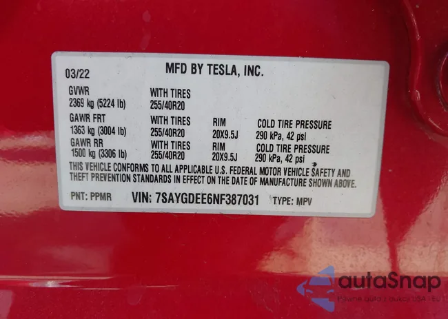 7SAYGDEE6NF387031: 42941790