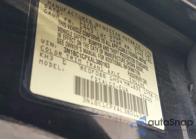 3N1BC1CPXAL380163: 42941334